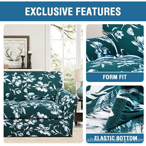 3-Pieces Home Textiles Printed Sofa Slipcovers